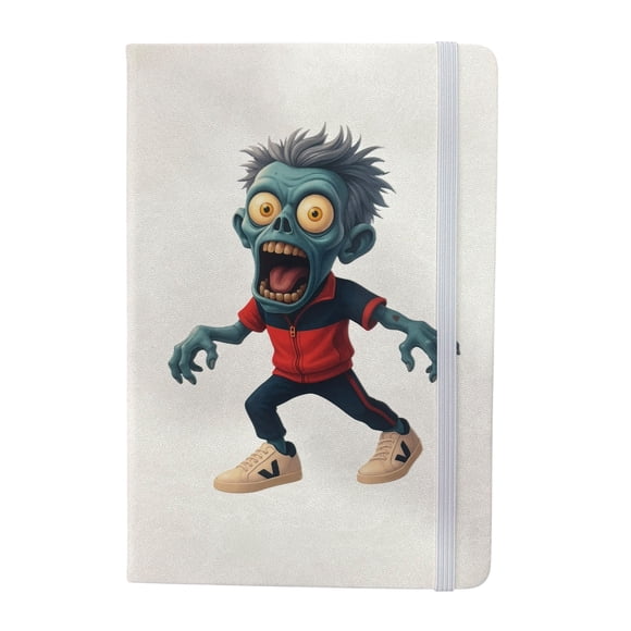 Libreta estilo francés color blanco Zombie Macareno