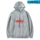 thumbnail image 1 of Sudaderas con capucha de Juice Wrld, chaqueta informal para adultos y niños, tallas para niños, jersey de Cosplay, ropa de calle, Jersey UnisexGris BNiños 110 Deng Xun unisex, 1 of 2