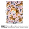 thumbnail image 4 of Nawypu Tiger Blanket Fun Super Soft Warm Bed Bedding Throw Blankets for Couch Bedroom Sofa Office Car, All Season Cozy Flannel Plush Blanket Gifts for Girls Boys Teens Adults,, 4 of 6