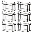 thumbnail image 2 of Clear Plastic Storage Bins Heavy Duty Black Medium Size Storage Bins for Clothes with Zipper Lid and Handles Storage Bags for Moving for Closet Organization Dorm Room and Home Use, 2 of 6