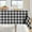 Black and White, variant on Softalker Checkered Tablecloth Waterproof Gingham Tablecloth Stain Resistant Washable Outdoor Tablecloth Blue and White Plaid Tablecloth 60 x 84inch