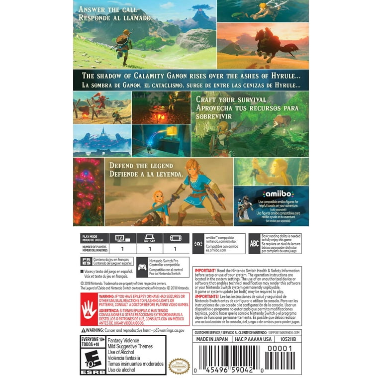 Legend of Zelda Nintendo Switch Games - Choose Your Game - Complete  Collection