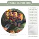 thumbnail image 2 of La gran aventura de Nate-theme Fitted Round Tablecloths Elastic Edged Table Covers Waterproof Table Cloth for Kitchen Holiday Party Tables Decor 120cm, 2 of 6