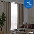 thumbnail image 2 of Cortinas Blackout STYRKA opaca para recamara 274 x 213 cm 2 Piezas área común Color Beige, 2 of 8