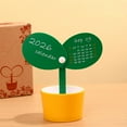 thumbnail image 1 of 2026 Green Plant Creative Calendar with Desktop Decoration and Storage Function for Students and Offices with Cute Design and Multi Purpose Use as Pen Holder, 1 of 8