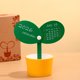 thumbnail image 1 of Calendario de escritorio 2026 con portaplumas multiusos Green Plant Design para estudiantes y oficinas, 1 of 6