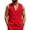 Red #034, variant on Men Vest Slim Fit Formal Business Wedding Prom Party Button Down Dress Waistcoat Summer Casual Sleeveless Suit Vests, XL