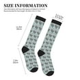 thumbnail image 4 of Pofeuu Sea Otter Print Compression Socks for Women & Men Circulation - Best Support for Nurses,Running,Athletic,Sports, 4 of 7