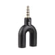 thumbnail image 1 of Ellietech AD106 adaptador divisor de auriculares 2 en 1 3,5mm macho a micrófono + Audio hembra en fo ellietech Negro, 1 of 4