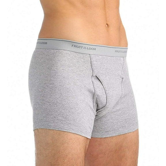 Fruit of the Loom Men's CoolZone Stripe Solid Boxer Briefs(Pack of 7)Assorted,Medium