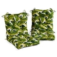 thumbnail image 2 of Greendale Home Fashions Coussin de Siège/dossier Extérieur, 2 Unités (Lot de 1), Blanc Tropical, 2 of 4