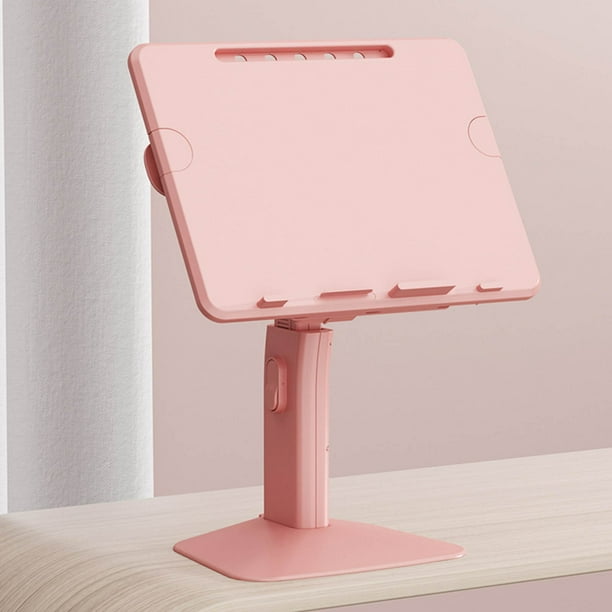 Soporte Plegable Multifuncional para Libros de Plástico – Estante de Escritorio de Altura Ajustable para Biblioteca de Oficina en Casa, Soporte Portátil para Computadora de 26x34cm