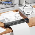 thumbnail image 4 of Thermal Printer Paper 8.5 X 11 Inch, Advanced Thermal Printing, Thermal Paper Compatible with D810 4 Pack, 4 of 8
