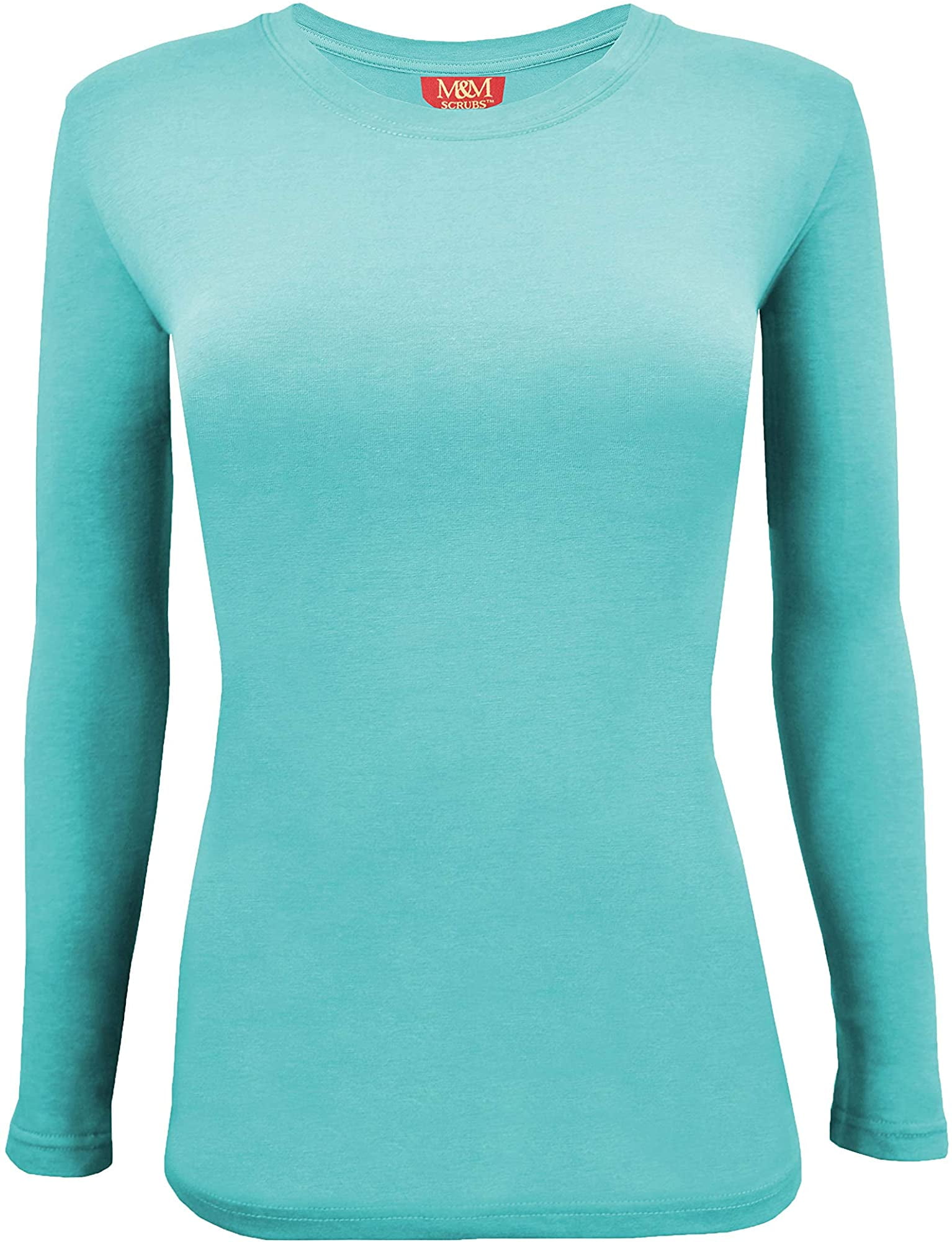 white long sleeve shirt for under scrubs