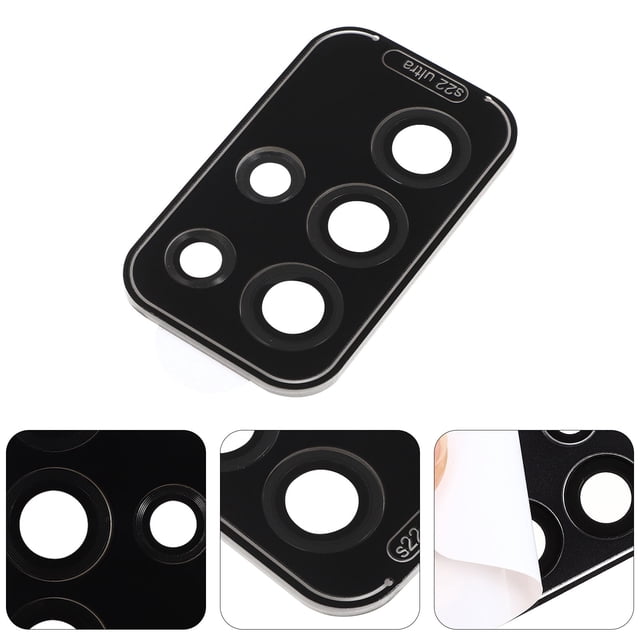 RENACLIPY Rear Camera Guard Phone Lens Cover Black Aluminum Alloy for Effective Lens Protection