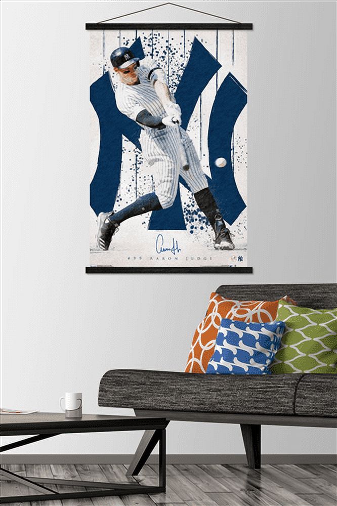 MLB New York Yankees - Aaron Judge 20 Wall Poster with Magnetic Frame, 22.375" x 34"