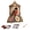 Brown,7x3.9 Inch, variant on 3D Poking Art Memory Kit,3D Fabric Poke Art Memory Lantern Set,Bird Themed No‑Sew DIY Craft Kits,Screen‑Free Poking Art Hobby Pack,Craft Project Bundle for Gift,Leisure,Home Decor,Daily