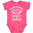 thumbnail image 3 of Inktastic Handpicked for Earth by My Gramps in Heaven with Angel Wings Boys or Girls Baby Bodysuit, 3 of 5