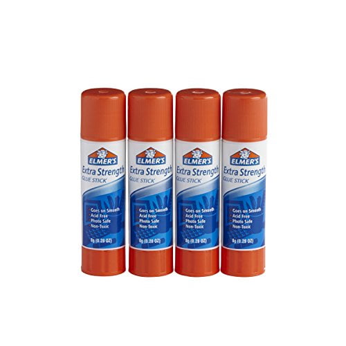 Elmer's Extra Strength Glue Sticks, 0.28 Ounces, 4 Count