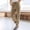 Khaki, variant on LEKODE Straight Leg Corduroy Pants Women Comfy Drawstring Elastic Waist Pants with Pockets Casual Joggers Black L