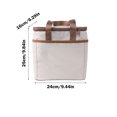 thumbnail image 3 of Bolsa de picnic aislante con forro de papel de aluminio - Caja frigorífica de gran capacidad para almuerzo, playa y actividades al aire libre, 3 of 9