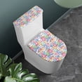 thumbnail image 3 of HELLHERO Easter Bunny Eggs Toilet Covers Set, Adjustable Soft Easy to Clean, Fashion Universal Stretch, Toilet Lid Cover Set, 3 of 8