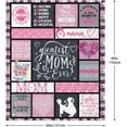 thumbnail image 2 of to My Mom Blanket Gift, Mother Blanket Gift, Mother''s Day Blanket Gift from Daughter Son, Mom 50"x60" Throw Blanket Birthday Gifts for Mother Birthday Christmas Thanksgiving Day, 2 of 6