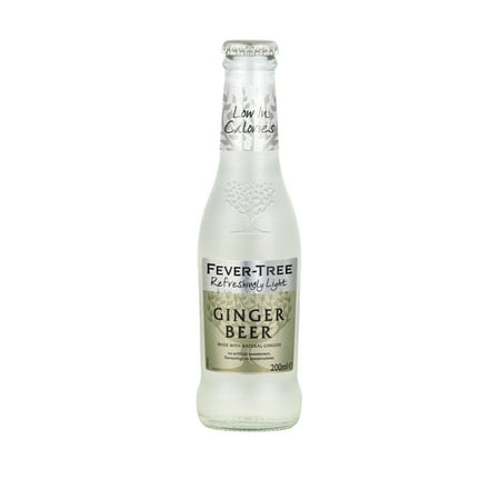 (24 Bottles) Fever-Tree Light Ginger Beer, 6.8 Fl
