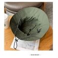 thumbnail image 2 of Guardurnaity Sombrero de jardinería impermeable y resistente al sol, plegable y almacenable para mujer, sombrero de cubo con cordones. Sombreros verde, 2 of 6