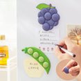 thumbnail image 4 of ShenMo 1pcs Creative Refrigerator Magnetic Sticker Acrylic Personality Fruit Magnetic Sticker Lemon Stone (Blueberries), 4 of 5