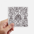 thumbnail image 1 of baroque modern repeat pattern sticker square waterproof stickers wallpaper car decal, 1 of 1
