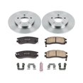 thumbnail image 3 of Power Stop Rear Stock Replacement Brake Pad and Rotor Kit KOE5484, 3 of 8