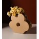 thumbnail image 3 of Florero de cerámica NQ Decoración Geométrica Naranja rojo, 3 of 4