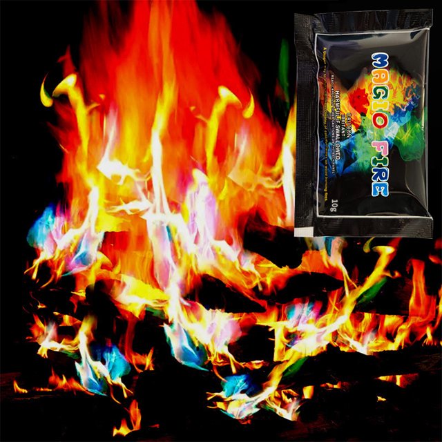 Party Flames Fire Paquetes que cambian de color Party Flames Fire Paquetes que cambian de color Atmósfera Atrezzo brillante (10 g)