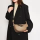 thumbnail image 5 of Bolsos cruzados de cuero genuino de alta calidad para mujer, bolso de hombro femenino 100% cuero de vaca, bolso de mano suave con correa ancha a la moda, 5 of 5