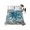 Blue Octopus, variant on Blue Jellyfish Coastal Flat Sheets Only Twin XL Size, Soft Breathable Bed Top Sheets for Mattress, Summer Beach Nautical Starfish Coral Bedding Flat Sheets for Home Hotel Bedroom Bed Protection