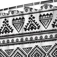 thumbnail image 4 of Extra Long Boho Shower Curtain 72x84 Inches - Vintage Floral & Tropical Leaves Pattern, Waterproof Bohemian Bathroom Decor with 12 Hooks, Tribal Rustic Style, 4 of 5