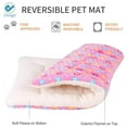 thumbnail image 3 of Deago Ultra Soft Pet Dog/Cat Bed | Reversible Fleece Crate Bed Mat | Pet Bed Liner Blankets Covers for Large Small Medium Dog Cat, 3 of 6