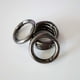 thumbnail image 5 of 5 piezas de ganchos de de puerta de empuje de metal anillos de broche mosquetón hebilla bolsa llavero accesorios 28mm, 5 of 6