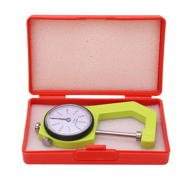 Medidor de espesor, Probador de Grosor redondo de dial redondo compacto para cuero falso