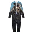 thumbnail image 3 of Pirates of The Caribbean Women Men Pajamas Zipper Onesie Jumpsuit Hooded One Piece Sleepwear, 3 of 8