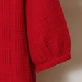 thumbnail image 5 of Quealent Toddler Boy Clothes Baby Outfits Fall Winter Long Sleeve Button Down Sweatshirt + Casual Pants 2pcs 18 Months - 5T (Red, 18-24 Months), 5 of 8