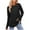 Black, variant on ShiShine Women's Long Sleeve Top Crewneck Basic Lightweight Fall Shirt with Thumb Hole