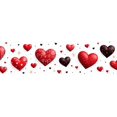 thumbnail image 3 of LUUFILx Romantic Musical Heart Banner Backdrop Decoration for Weddings Parties Valentine's Day Photography Props Event Background Decor Beautiful Design, 3 of 7