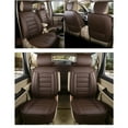 thumbnail image 4 of Maidao Car Seat Covers Full Set Leather for Kia for Telluride 2020-2023 7 Seats Three Row Water Resistant Front Rear Cushion Protector Coffee, 4 of 7