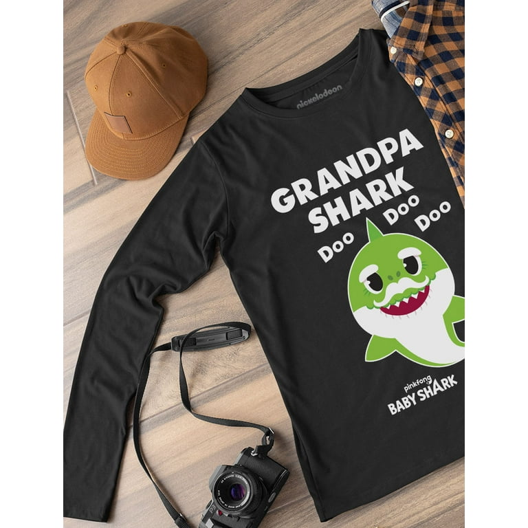 Tstars Mens Gifts for Dad Father's Day Shirts Grandpa Shark Doo Doo Doo  Baby Shark Papa Cool Best Gift for Grandpa T Shirt 