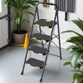 thumbnail image 6 of KK KINGRACK 4 Step Stool, Folding Step Ladder for Home&Outdoor, 800 lbs Capacity, Black, 6 of 9