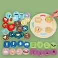 thumbnail image 1 of Juguetes De Ciclo De Vida Para Niños, Juego De 4 Formas De Animales, Clasificación A Juego, Juguetes De Ciclo De Vida De Madera Educativos Para Preescolar En Casa, 1 of 7