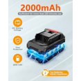 thumbnail image 4 of Cordless Electric Spin Scrubber with Smart Display, 1500RPM Powerful Cleaning, 4000mAh Rechargeable Battery, 7 Replaceable Brushes – Ideal for Bathtub, Tile, Floor & Shower, 4 of 5