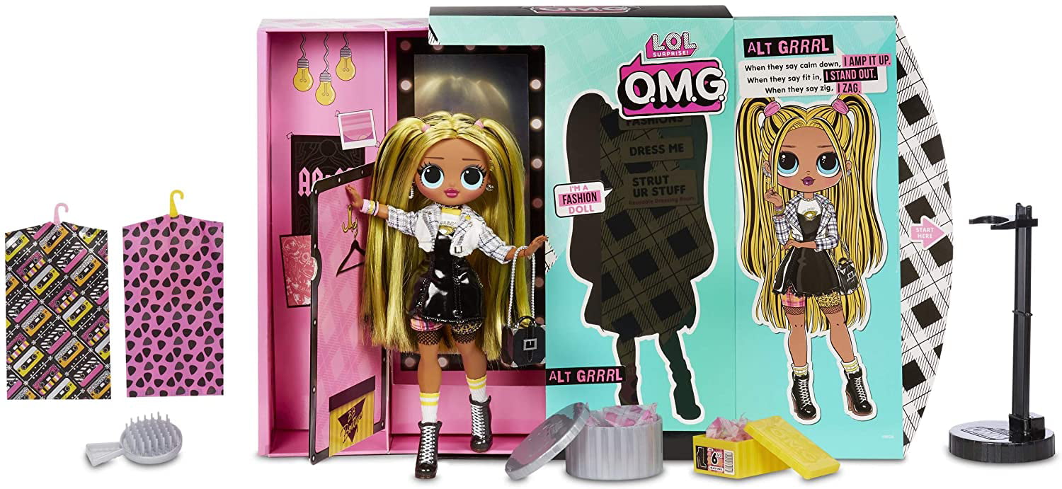 L.O.L. Surprise! O.M.G. Alt Grrrl Fashion Doll with 20 Surprises 